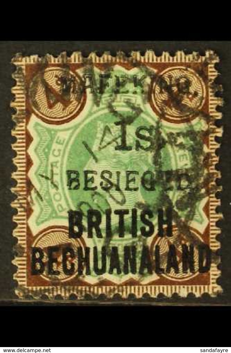 MAFEKING SIEGE 1900 1s On 4d Green And Purple-brown Of British Bechuanaland, SG 11, Fine Used With May 14th Cds. For Mor - Non Classés