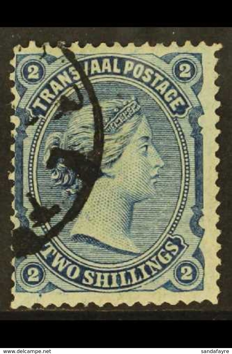 TRANSVAAL 1878 2s Blue, SG 139, Very Fine Used With Part Pretoria Cds At Upper Left Corner. For More Images, Please Visi - Non Classés