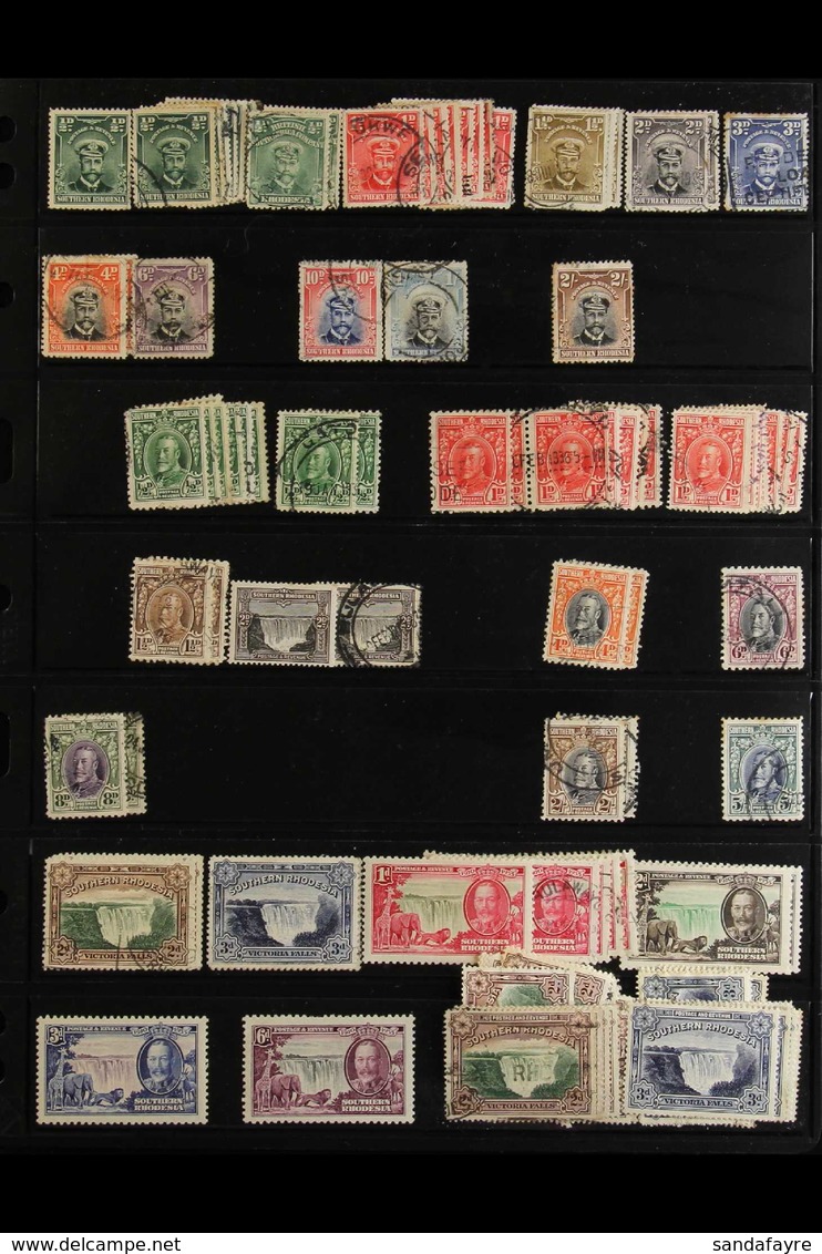 1924-64 MINT AND USED ACCUMULATION CAT £500+ Includes 1924-29 Admirals To 2s Used Incl 10d, 1931-37 To 5s Used, 1935 Jub - Südrhodesien (...-1964)