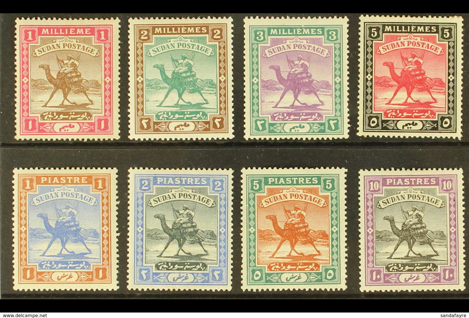 1898 Camel Complete Set, SG 10/17, Mint. (8 Stamps) For More Images, Please Visit Http://www.sandafayre.com/itemdetails. - Soudan (...-1951)