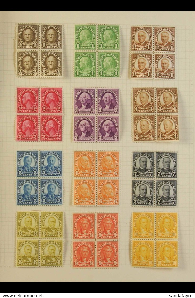 1922-1950 FINE MINT BLOCKS A Delightful Collection Of Issues In Blocks Of Four Or Six, Including Many (especially Later) - Andere & Zonder Classificatie