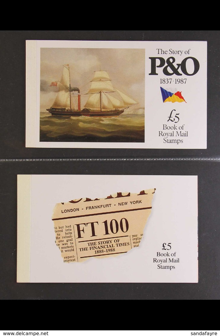 1987- 2002 PRESTIGE BOOKLETS A Magnificent Complete Run From 1987 P&O Through To 2002 Microcosmos, SG DX8/30 Presented I - Autres & Non Classés