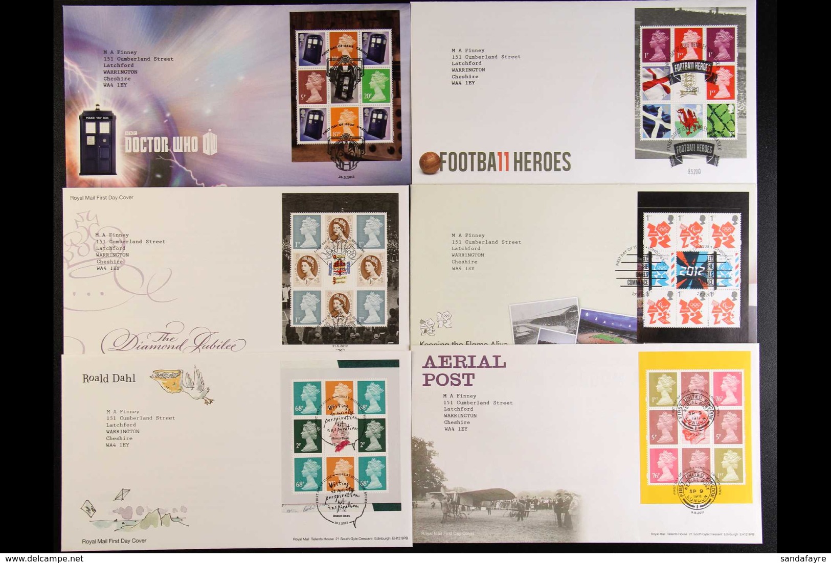 1982-2013 PRESTIGE PANE FDC COLLECTION. A Complete Run Of Prestige Booklet Panes On FDC From The 1982 Stanley Gibbons Is - FDC