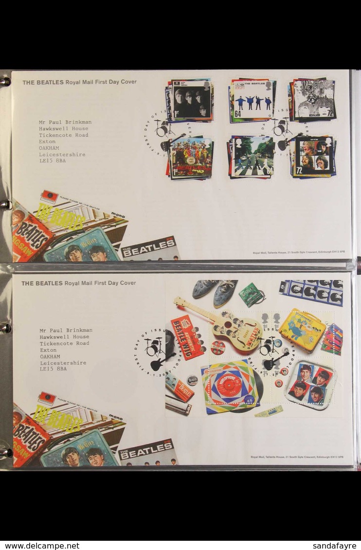 2007-09 FIRST DAY COVERS COLLECTION. A Covers Album Containing A Complete Basic Run Of Commemorative Issues From 2007 Be - FDC