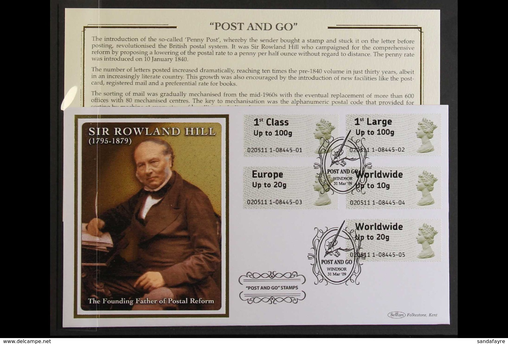 2009-2012 POST & GO COLLECTION. An Attractive Collection Of Unaddressed, Illustrated FDC Presented On Stock Pages & Incl - FDC
