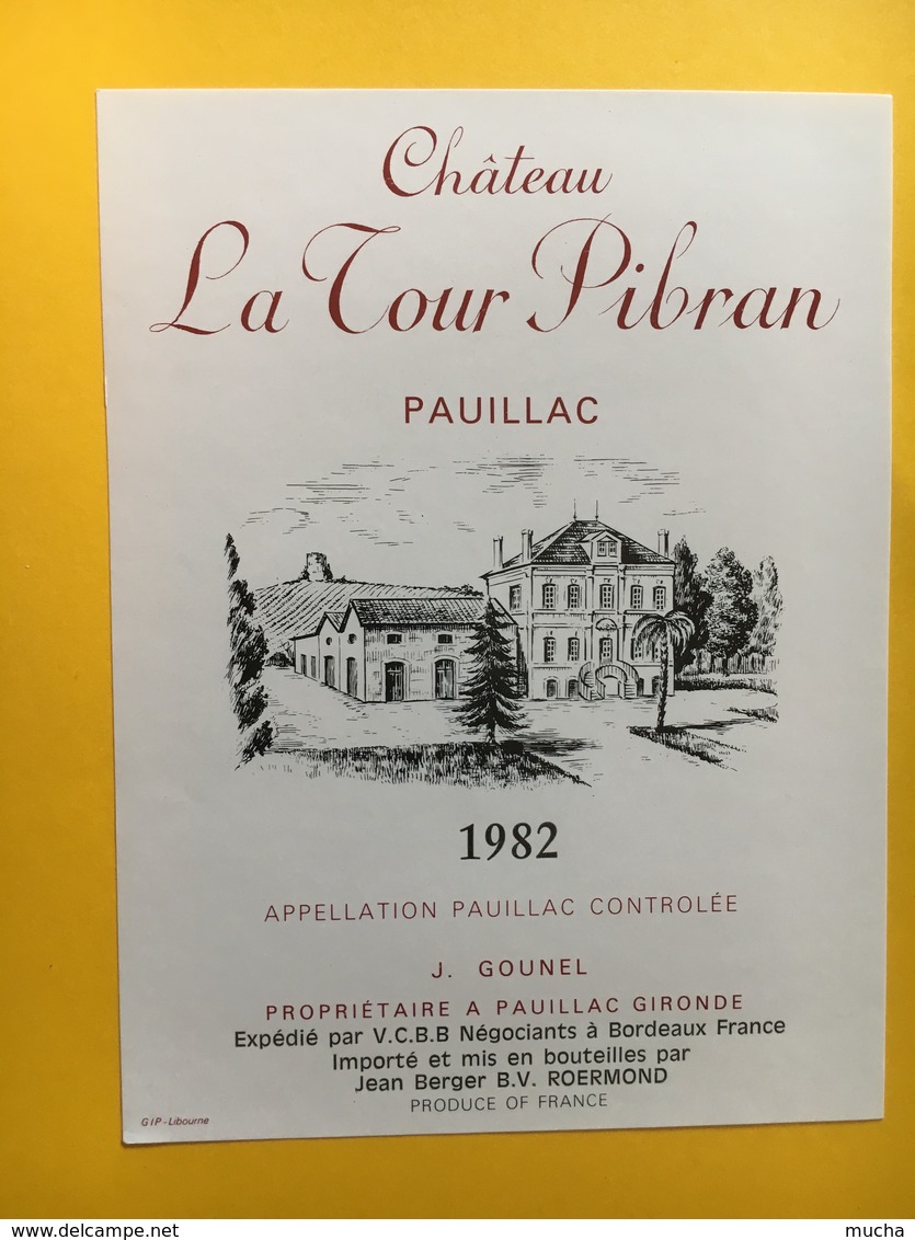 8946 - Château La Tour Pibran 1982 Pauillac - Bordeaux