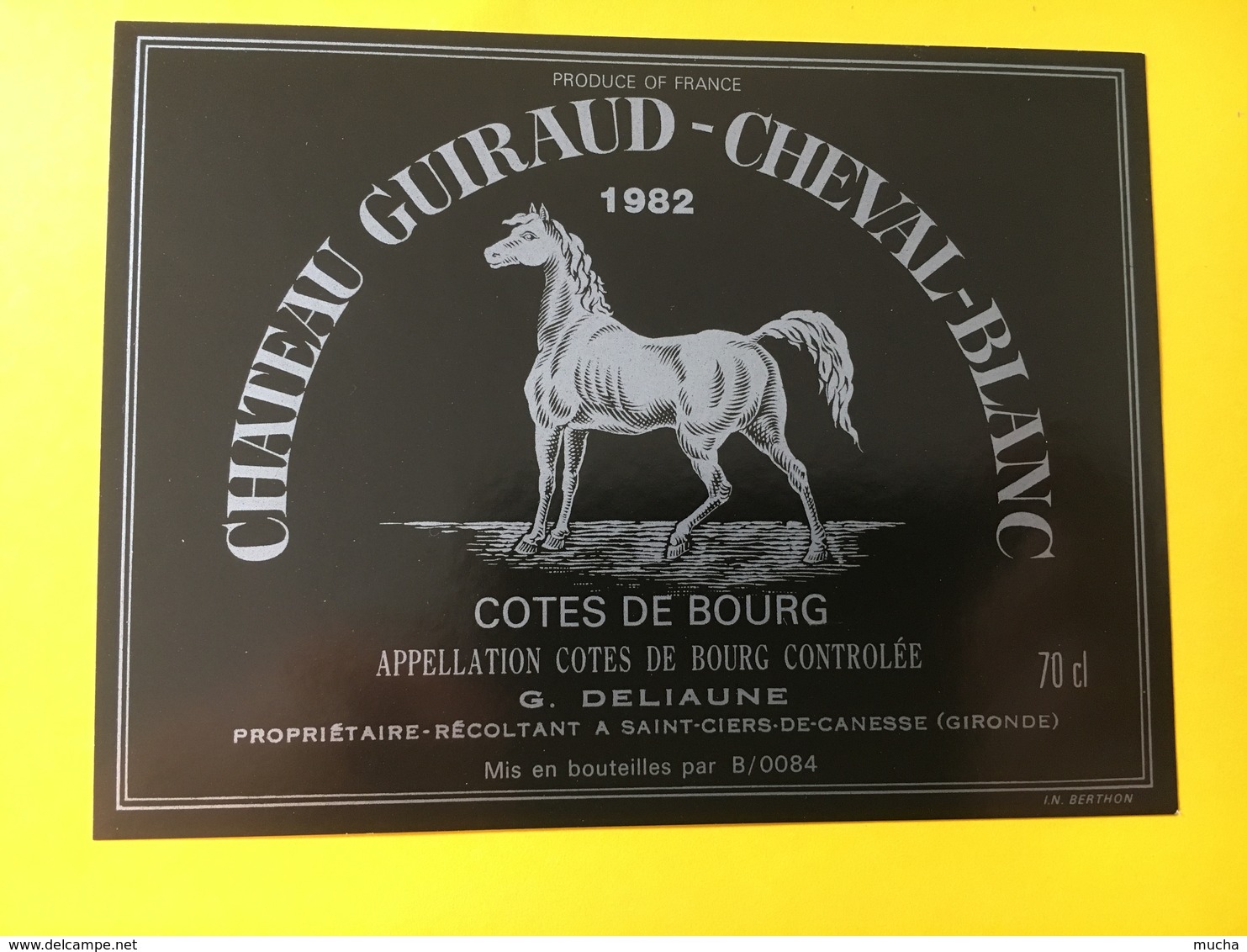 8953 - Château Guiraud-Cheval-Blanc 1982 Côtes De Bourg - Bordeaux