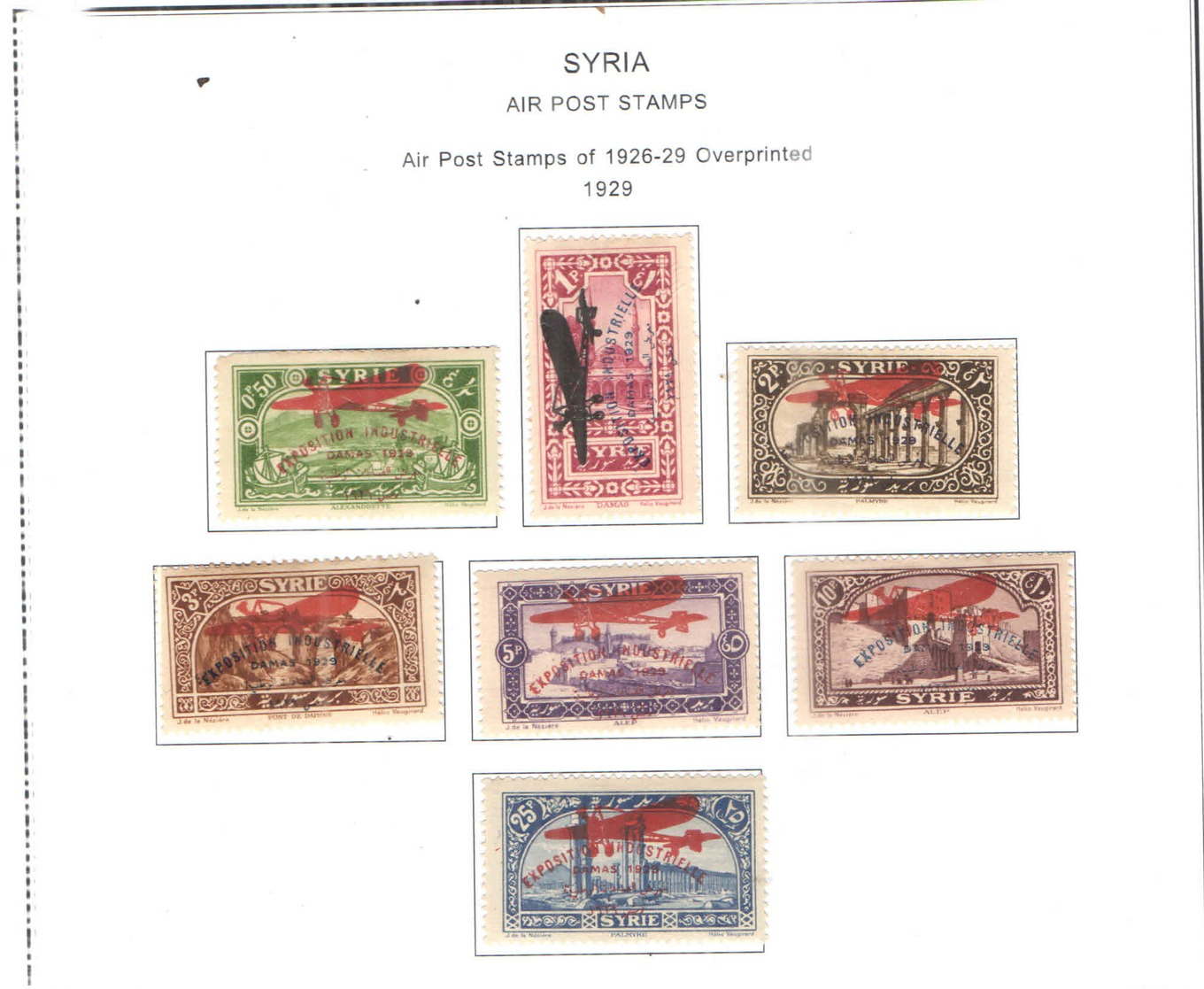 Syria PA 1929 Reg Em.19229 Ovpr.  Scott.C  38/44 New See Scan On Scott.Page - Syrien