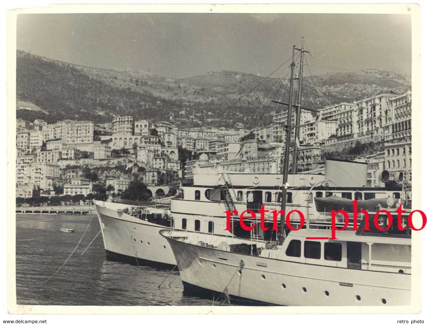 Grande Photo Monaco , Monte-Carlo, Port, Bateaux - Lieux