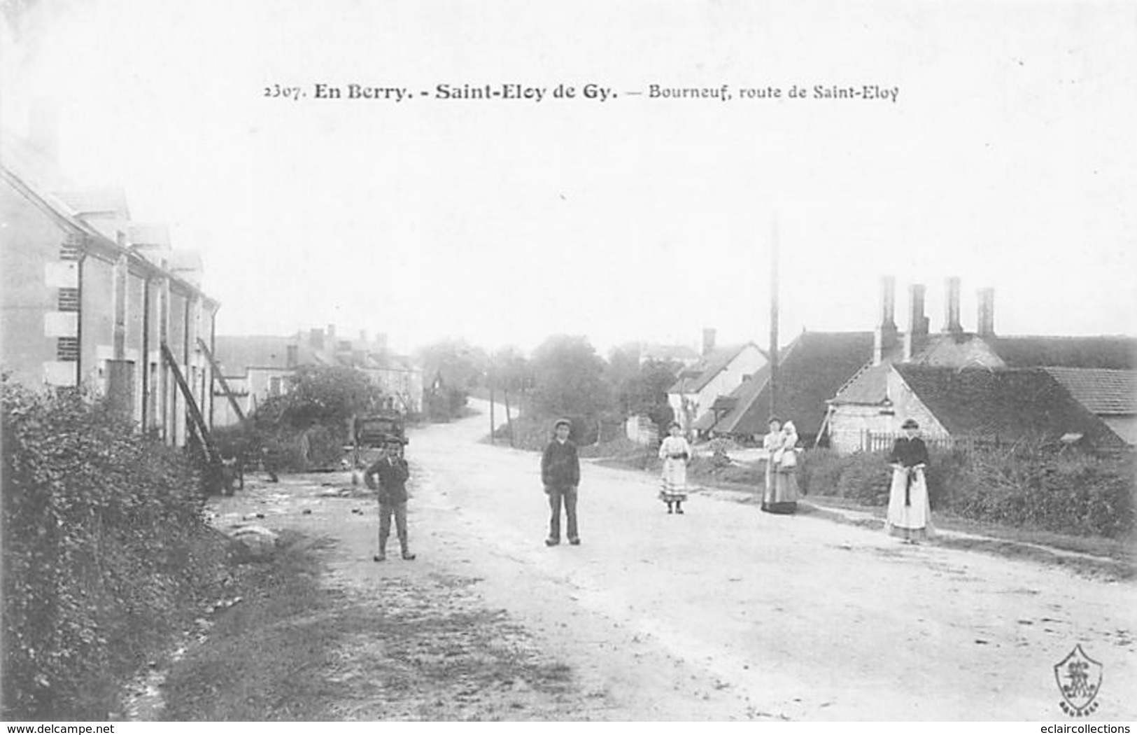 Saint Eloy De Gy     18        Bourneuf   Route De St Eloy         (voir Scan) - Sonstige & Ohne Zuordnung