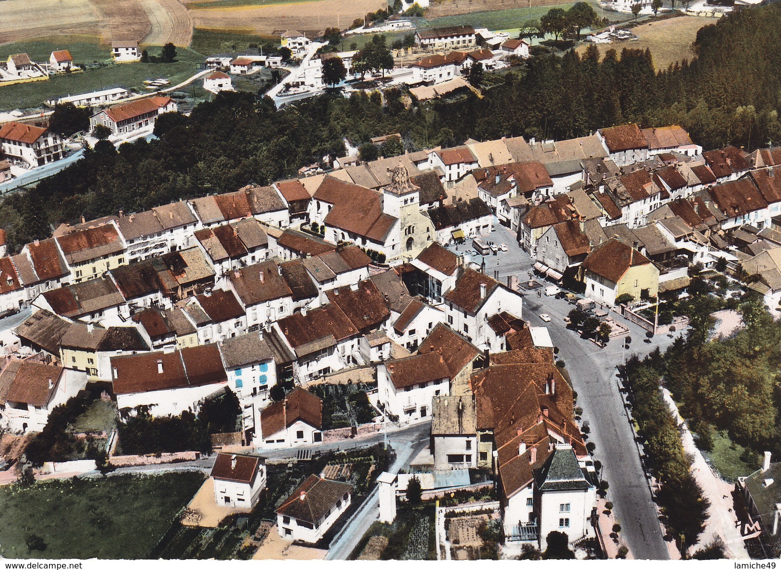 CLAIRVAUX-LES-LACS LE CENTRE VUE AERIENNE - Clairvaux Les Lacs