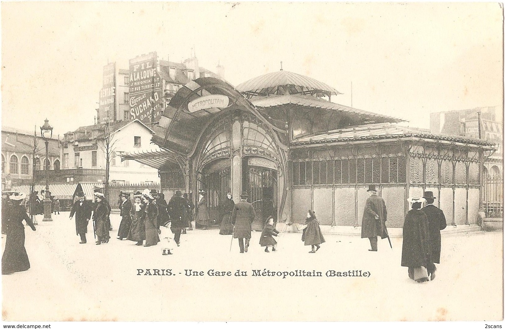 Dépt 75 - PARIS (11è Arr.) - Une Gare Du Métropolitain (Bastille) - Non Numérotée - Arrondissement: 11