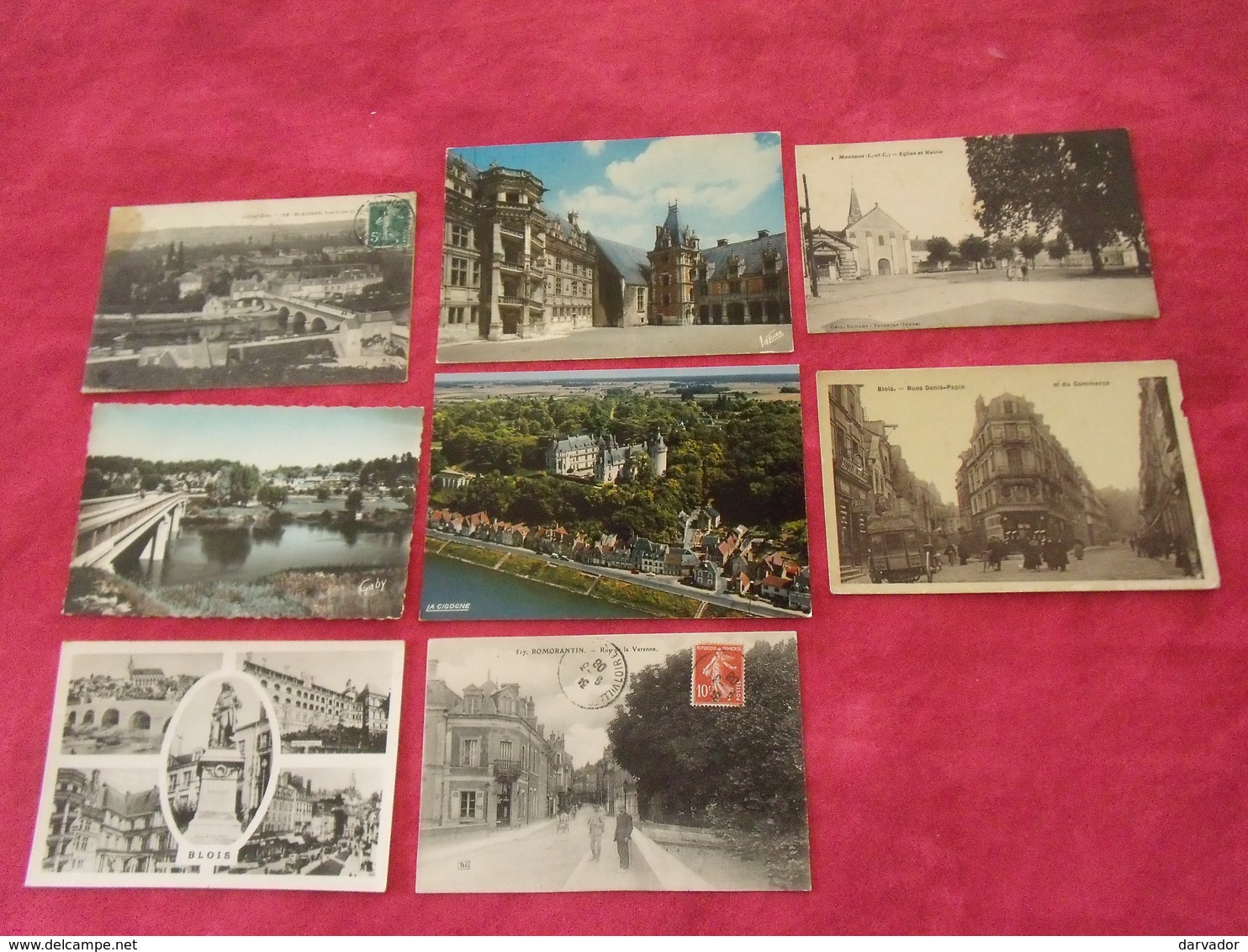 Carte Postale / Loir Et Cher / Département 41 / Lot De 8 Cartes - Autres & Non Classés