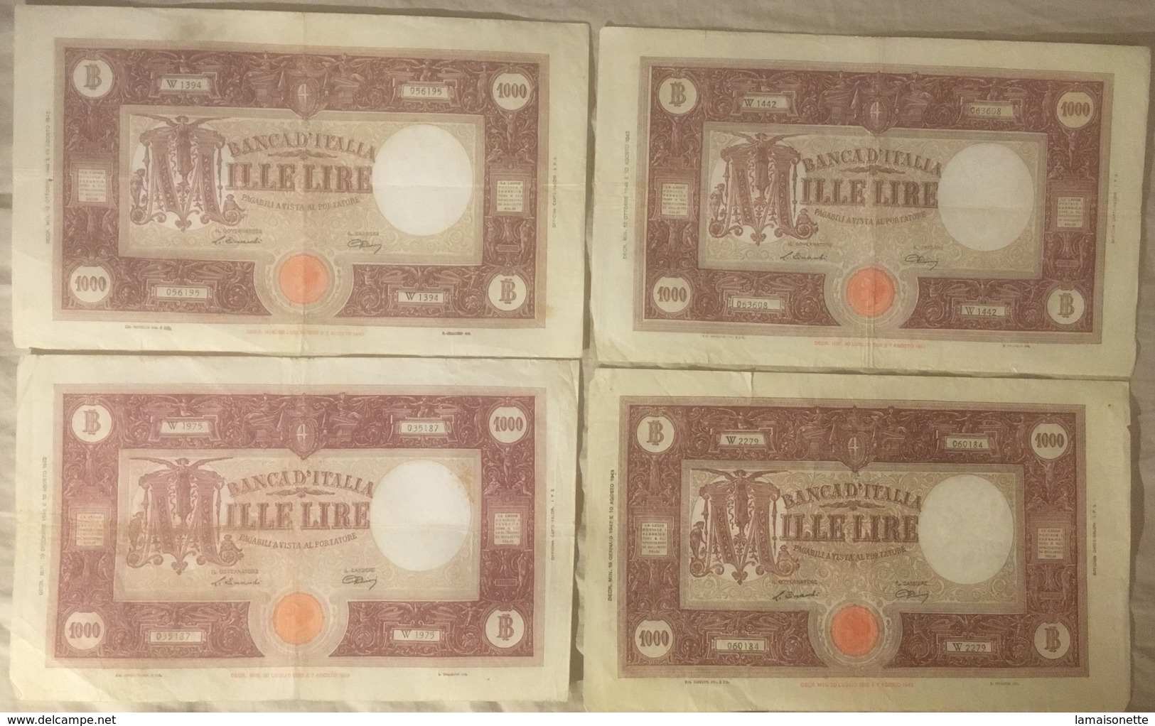 1000 Lire M Grande Decreti 1946/1947 - 1000 Liras