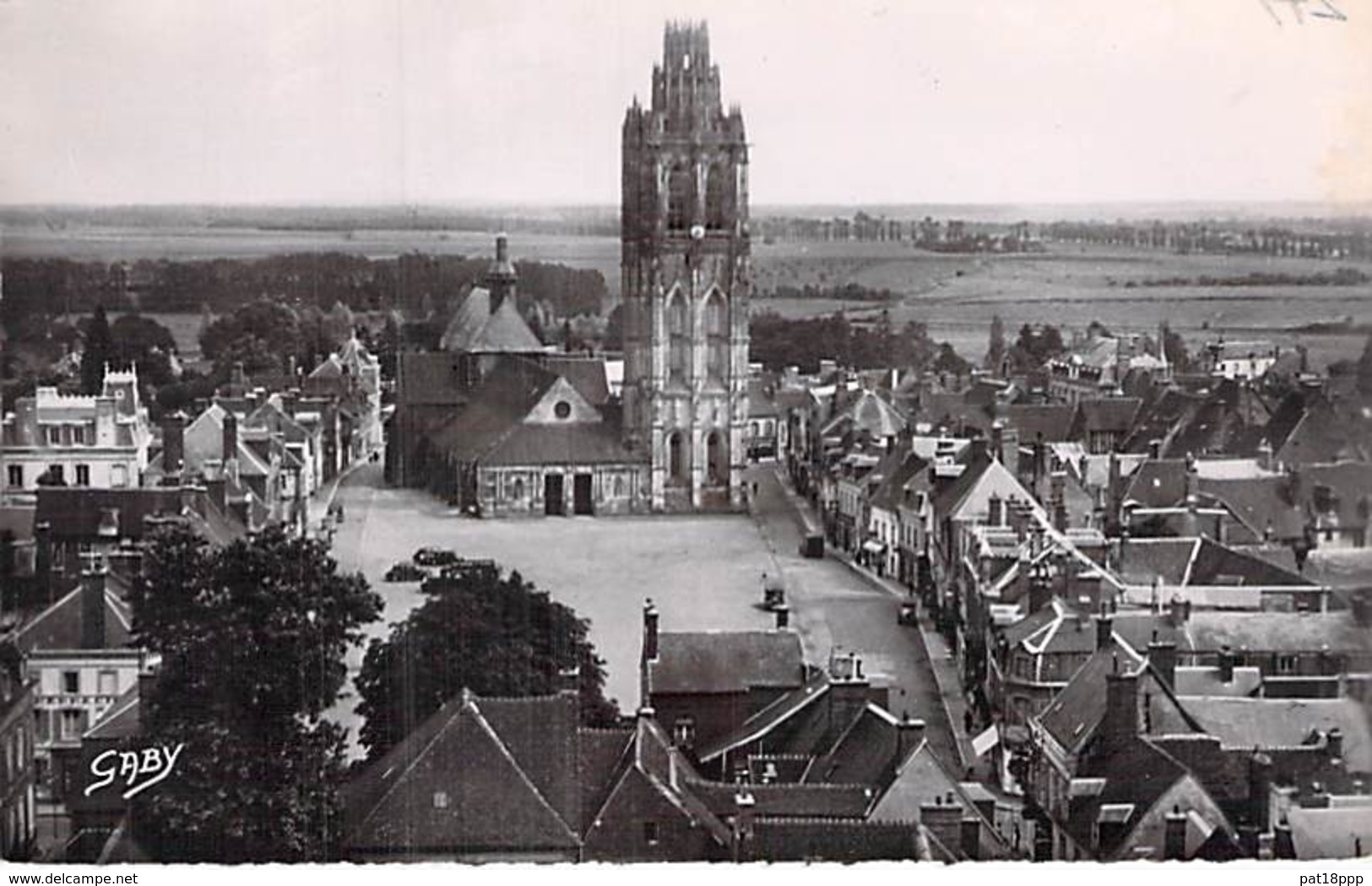 27 - VERNEUIL Sur AVRE : Vue Générale Et Eglise - CPSM Dentelée Noir Blanc Format CPA - Eure - Verneuil-sur-Avre