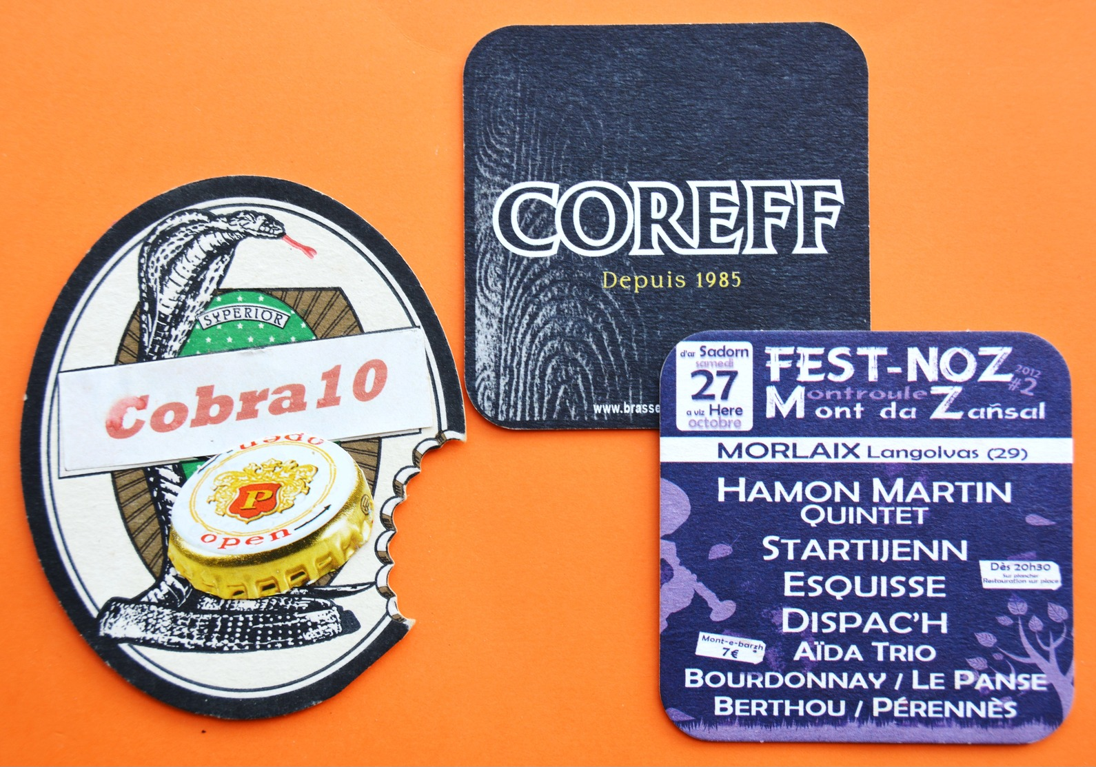 N°800  LES  NOUVEAUTES LOT 215 - Beer Mats