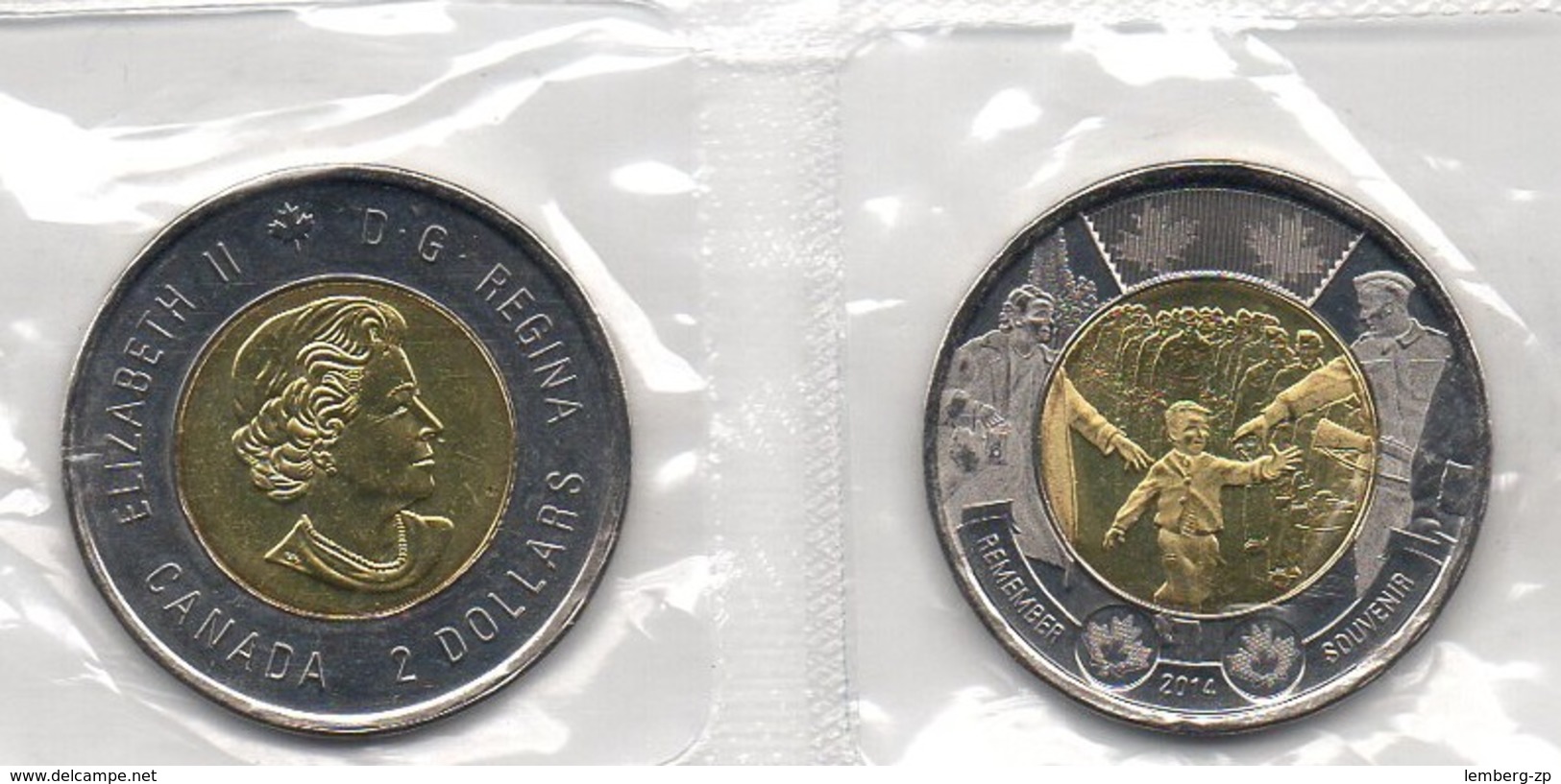 Canada - 2 Dollars 2014 UNC Rememeber Souvenir Lemberg-Zp - Canada