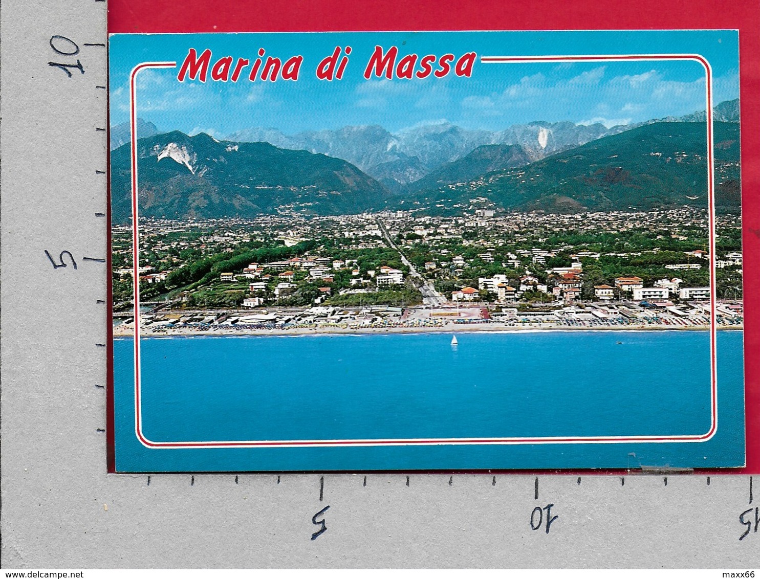 CARTOLINA VG ITALIA - Marina Di MASSA - Veduta Aerea - 10 X 15 - ANN. 19?? - Massa