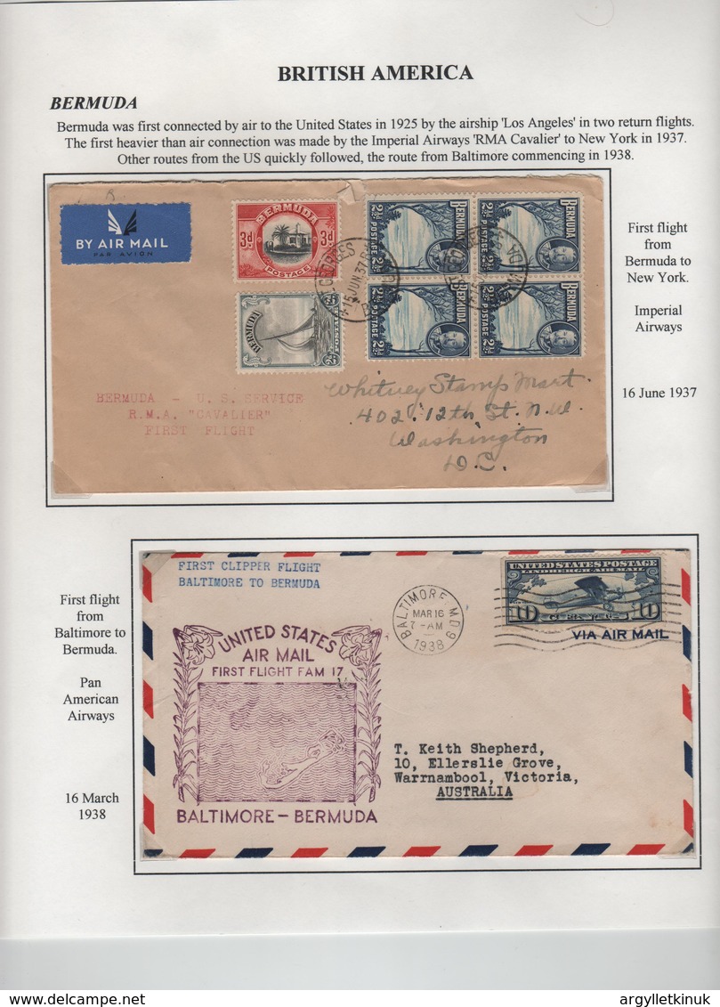 BRITISH WEST INDIES U.S.A. AIRMAILS 1928-1947 - Jamaïque (...-1961)