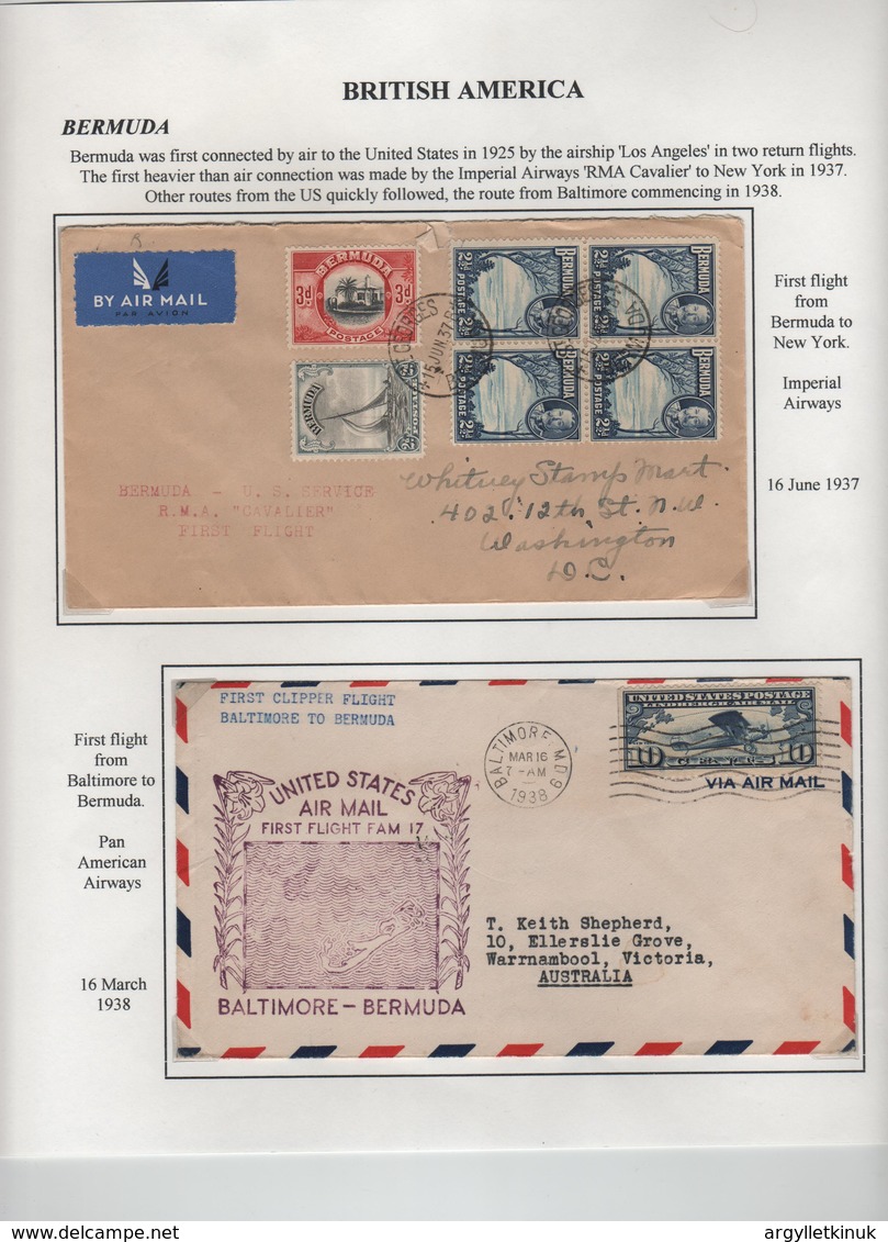 BRITISH WEST INDIES U.S.A. AIRMAILS 1928-1947 - Jamaica (...-1961)