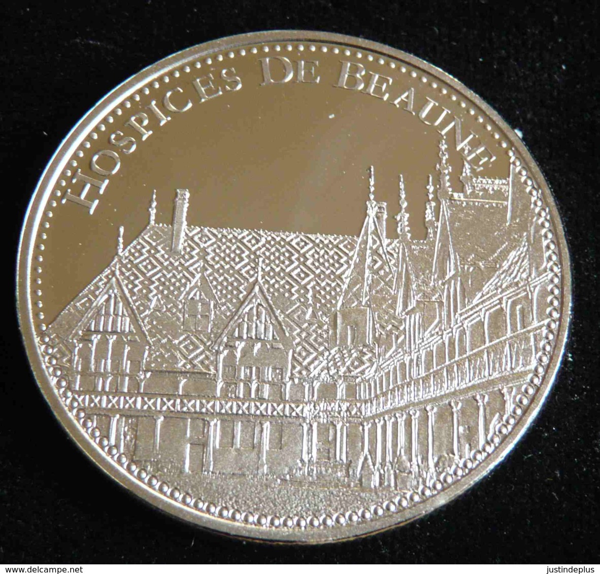 LES HOSPICES DE BEAUNE LES PLUS BEAUX TRESORS DU PATRIMOINE DE FRANCE MEDAILLE JETON TOURISTIQUE - Andere & Zonder Classificatie