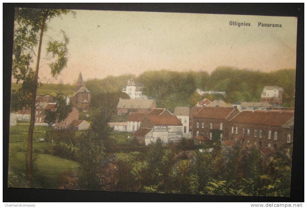 Ottignies, Panorama - Circulée En 1910 - Ed. Spéciale Du Buffet De La Gare, V. Ghenne - Ottignies-Louvain-la-Neuve