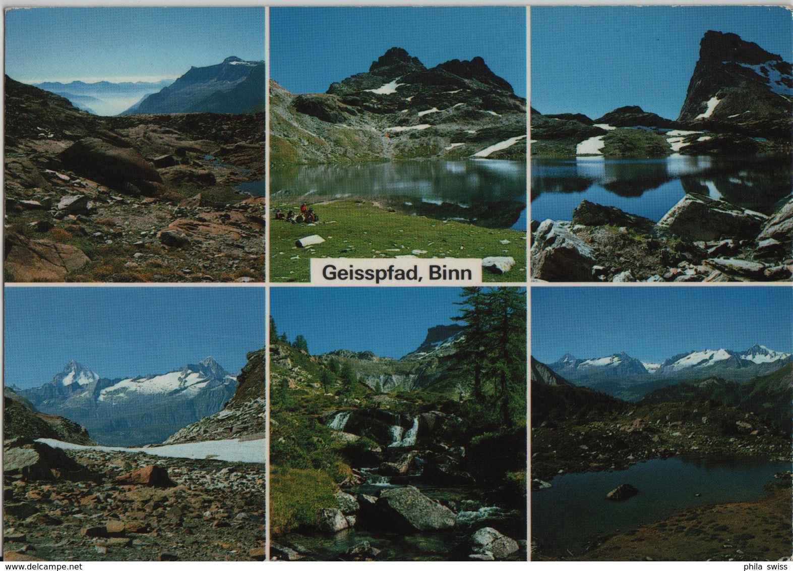 Geisspfad Binn - Italien, Grampielpass, Bietschhorn, Mässeralp, Mässersee - Binn
