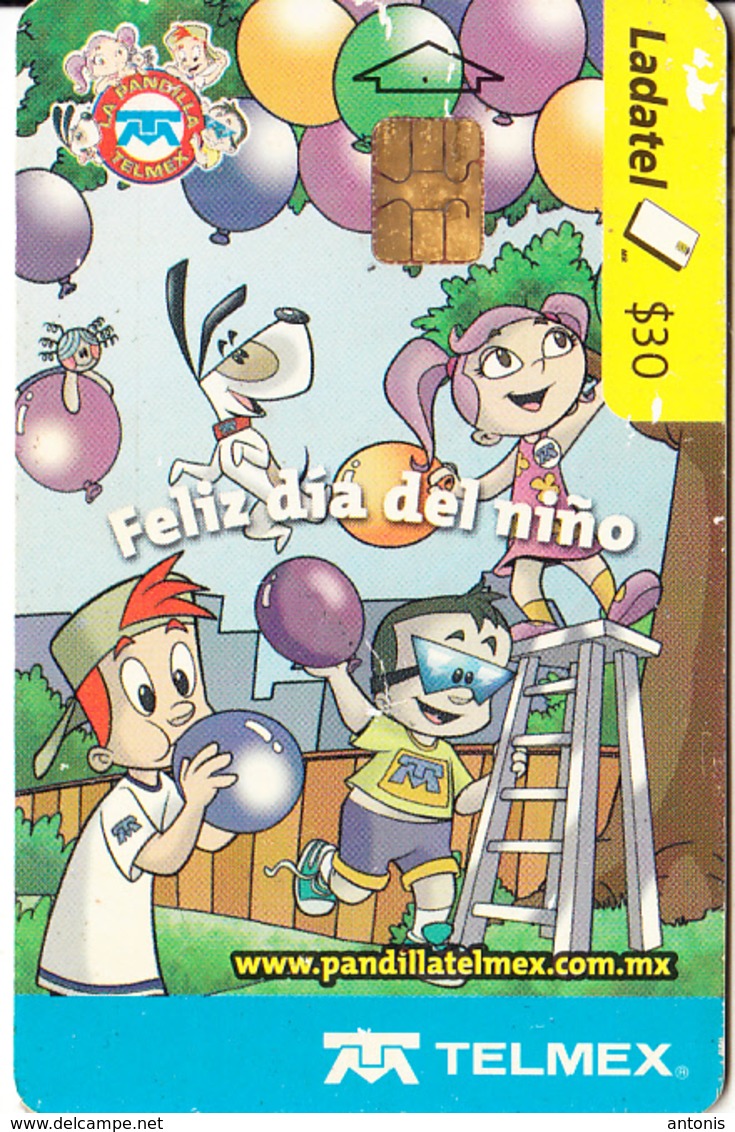MEXICO - Cartoon, Feliz Dia Del Nino/Redecita, Chip Sie35, Used - Fumetti