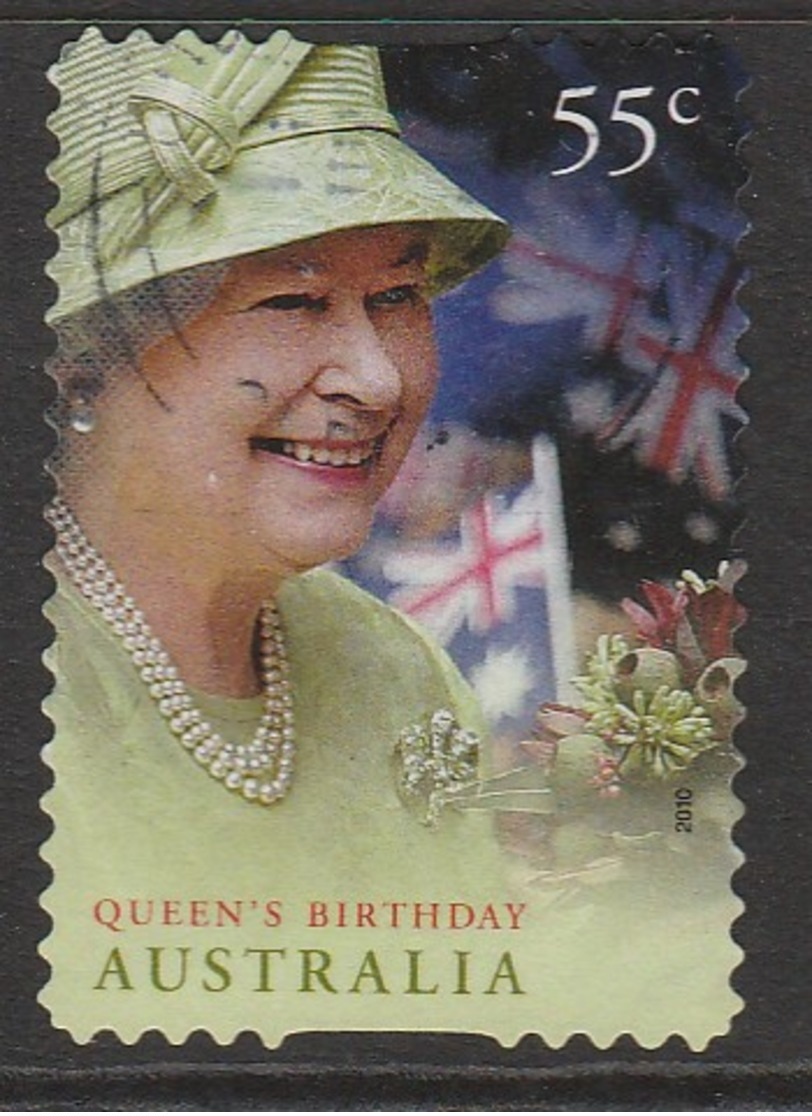 Australia 2010 The Anniversary Of The Birth Of The Queen 55 C Multicoloured SW 2937  O Used - Used Stamps