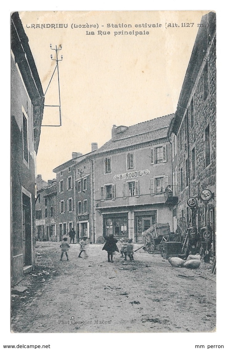 (21821-48) Grandrieu - Station Estivale - La Rue Principale - Gandrieux Saint Amans