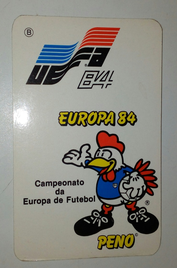 Calendrier De Poche, Championnat D'Europe De Football, France 1984 - Tamaño Pequeño : 1981-90