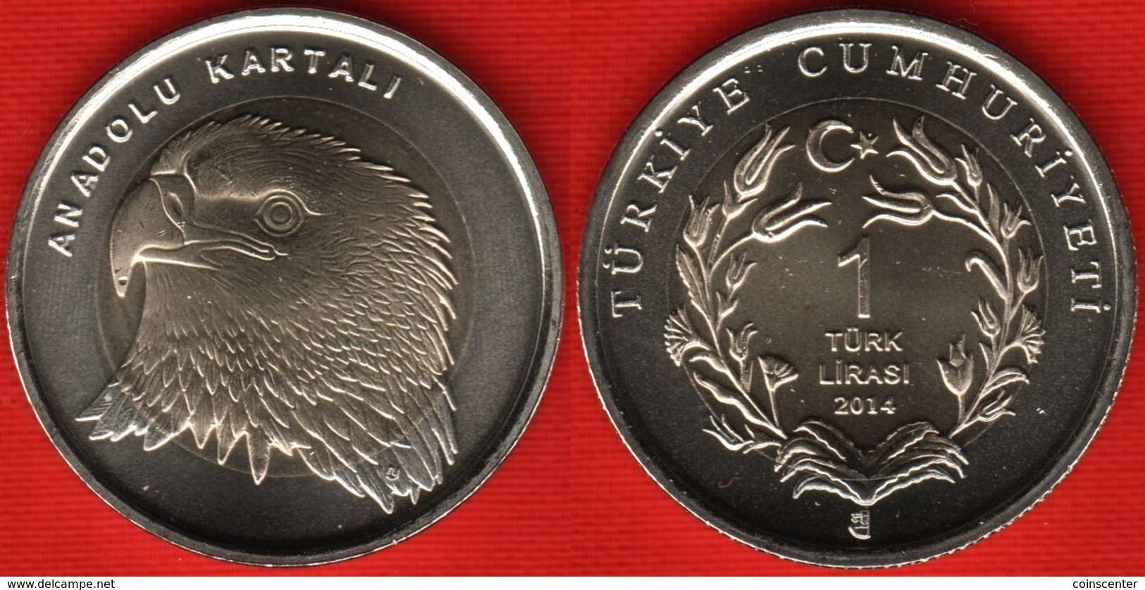 Turkey 1 Lira 2014 "Eagle" BiM. UNC - Turkey