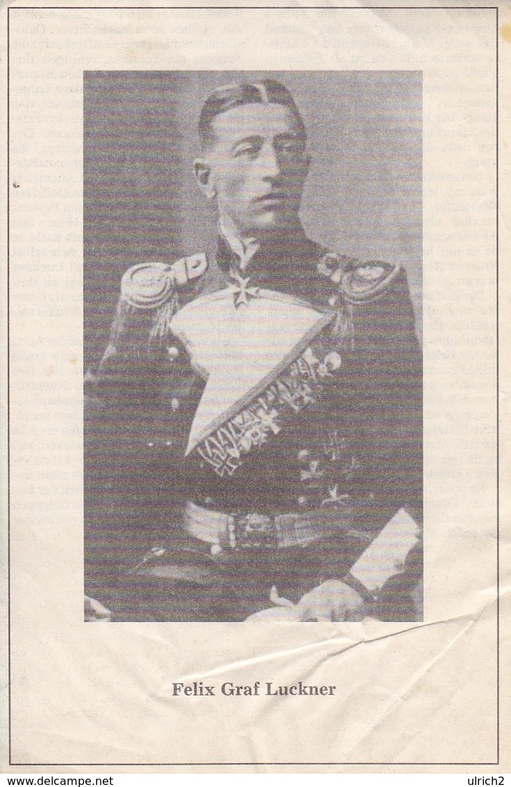 Felix Graf Luckner - Zeitungsausschnitt (37137) - German