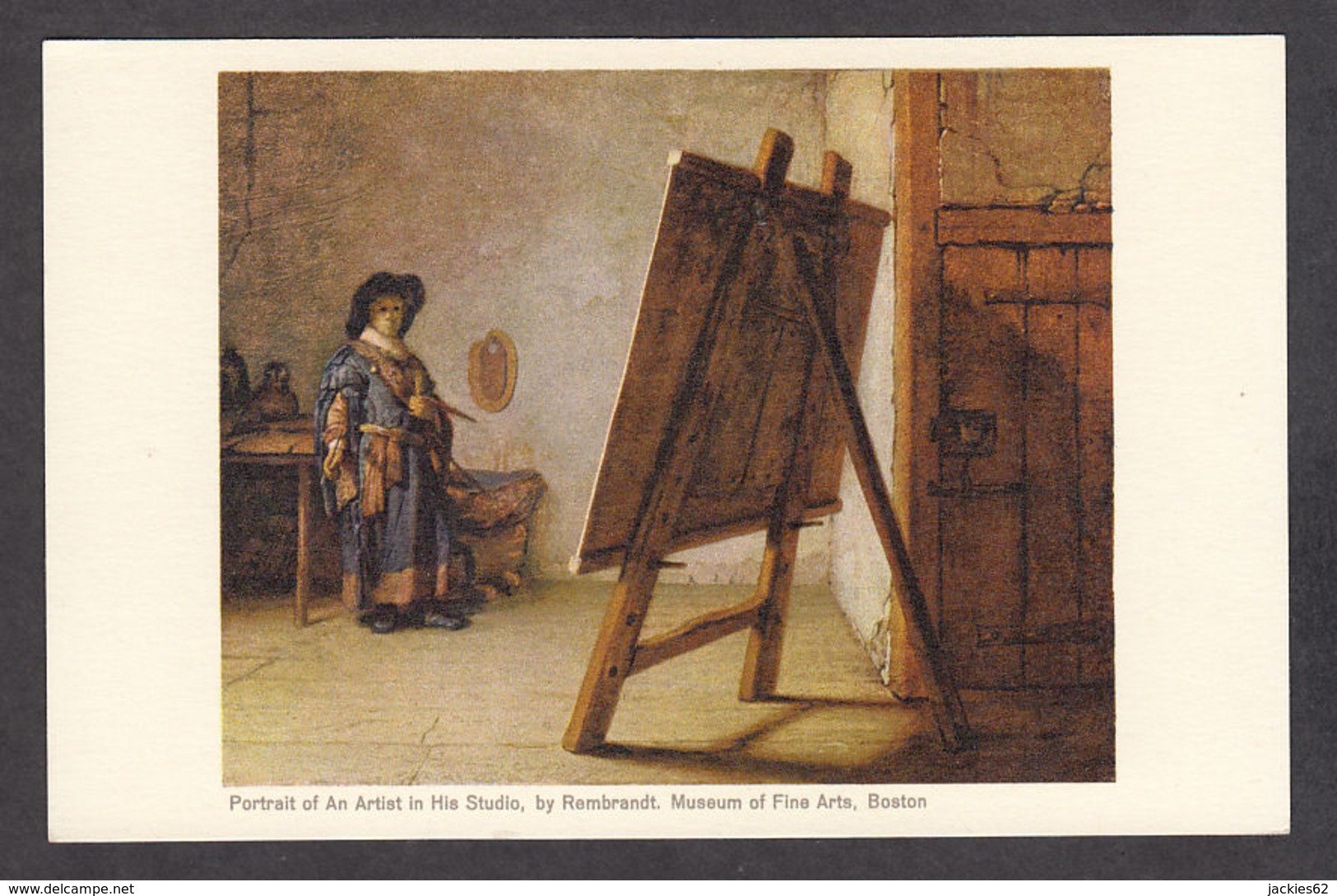 PR138/ REMBRANDT, *L'Artiste Dans Son Atelier*, Boston, Musée Des Beaux-Arts - Pittura & Quadri