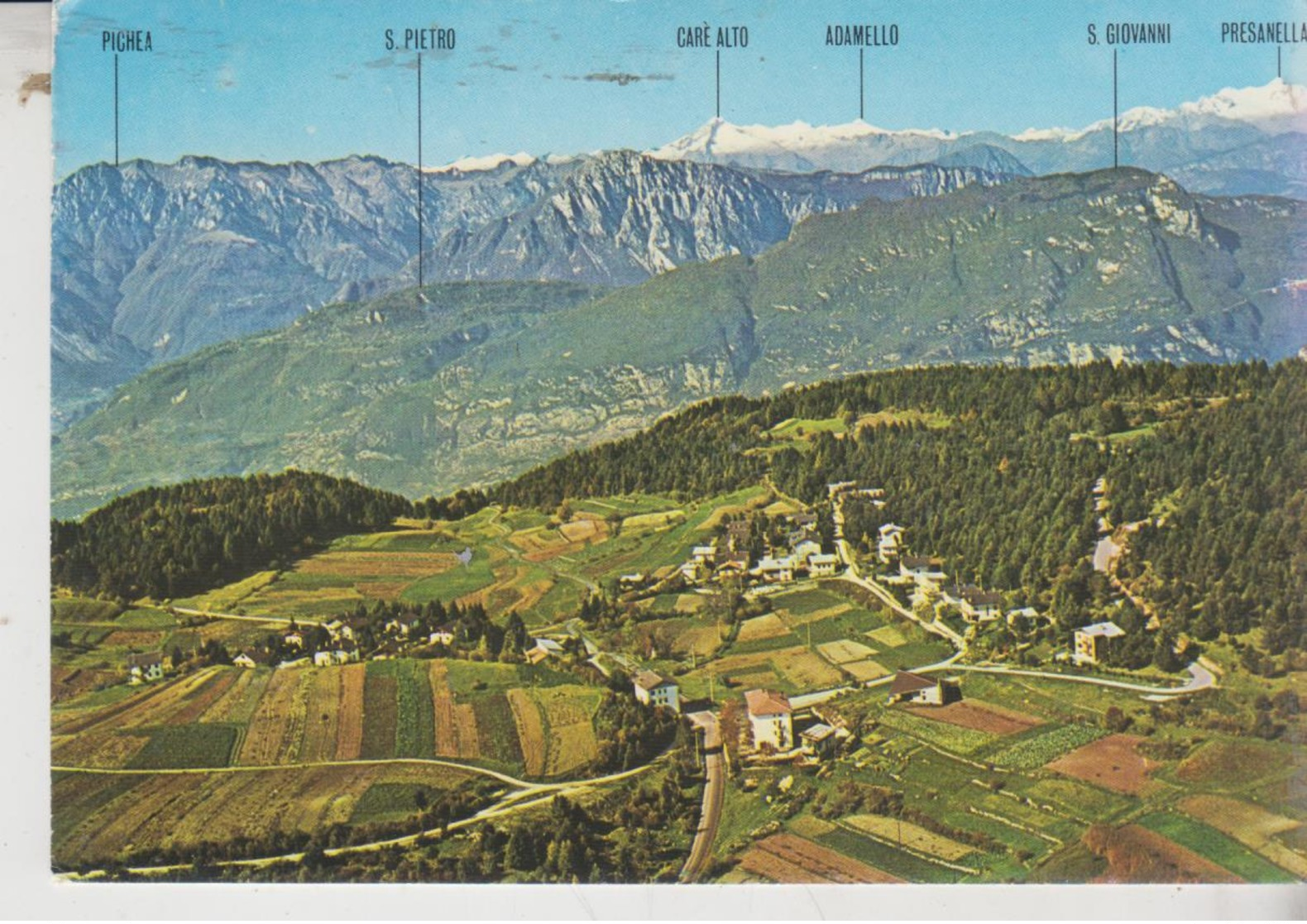 S. BARBARA VAL DI GRESTA TRENTO PANORAMA  VG F/P - Trento