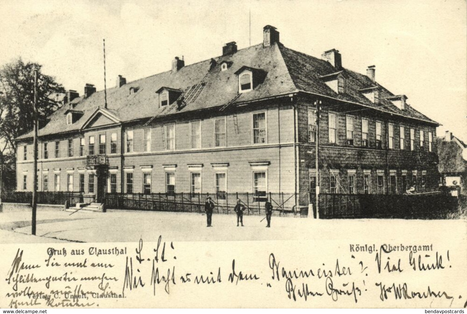 CLAUSTHAL, Königl. Oberbergamt (1905) AK - Clausthal-Zellerfeld