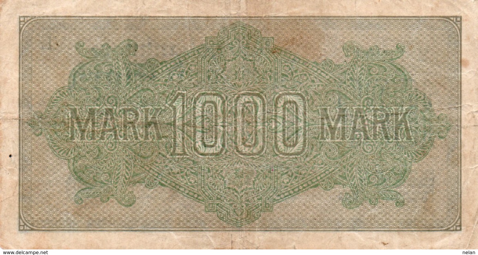 GERMANIA-REICHSBANKNOTE-1000  MARK 1922 - 1000 Mark