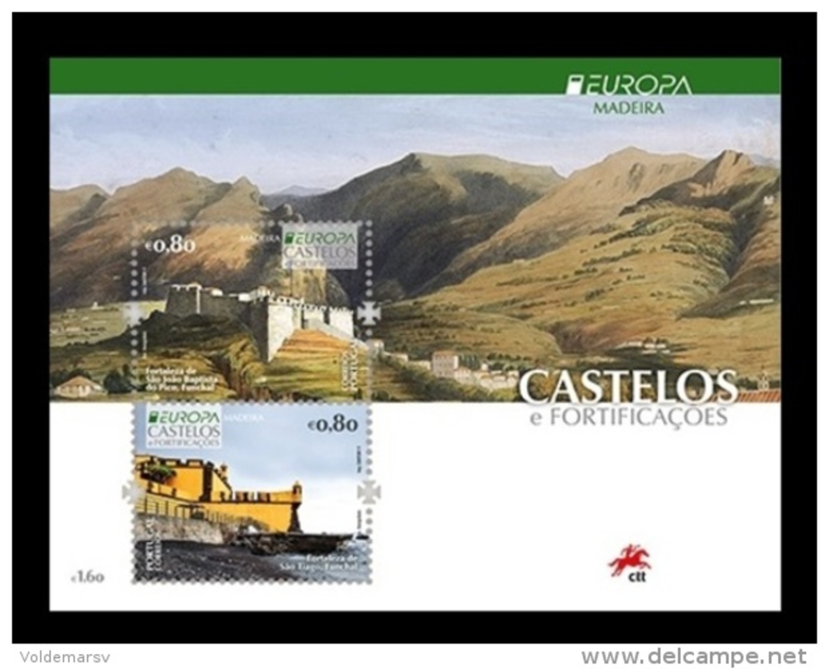 Portugal (Madeira) 2017 Mih. 371/72 (Bl.67) Europa-Cept. Castles MNH ** - Madeira