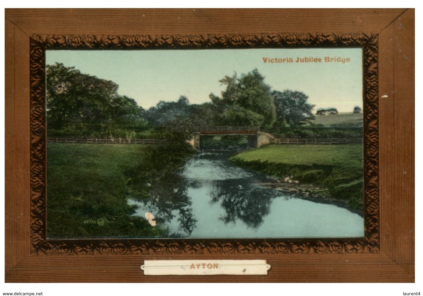 (50) Very Old Postcard - UK - 1910 - Eyton Bridge - Berwickshire