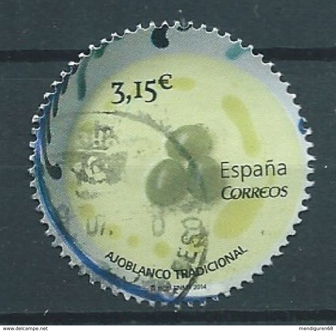 ESPAGNE SPANIEN SPAIN ESPAÑA 2014 FROM M/SGASTRONOMY 2 TRADITIONAL CUISINE:AJOBLANCO ED 4881A YV  4586 MI 4879 SC 3978A - Gebruikt