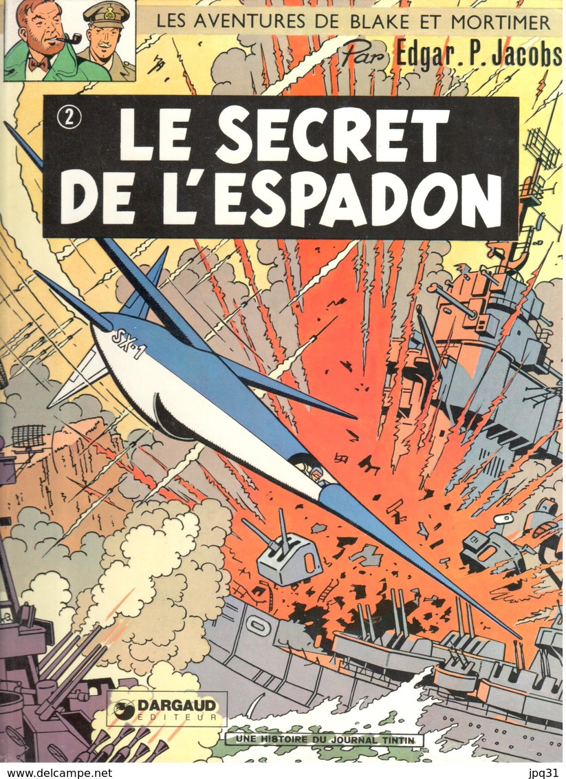 Blake Et Mortimer - Le Secret De L'Espadon 2 - Dargaud 1970 - Jacobs E.P.