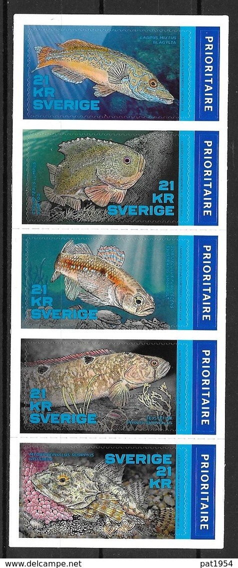 Suède 2018 Carnet Neuf Poissons Nordiques - 1981-..