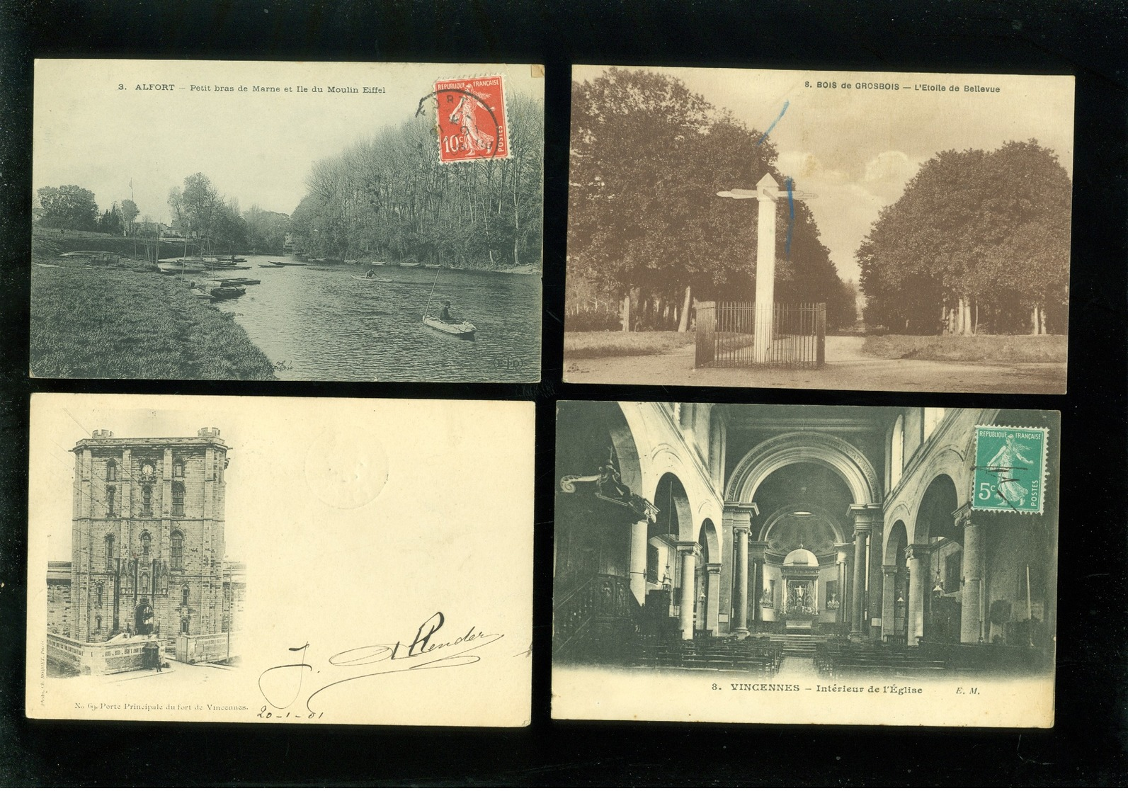 Beau lot de 60 cartes postales de France  Val - de - Marne   Mooi lot van 60 postkaarten van Frankrijk ( 94 ) - 60 scans