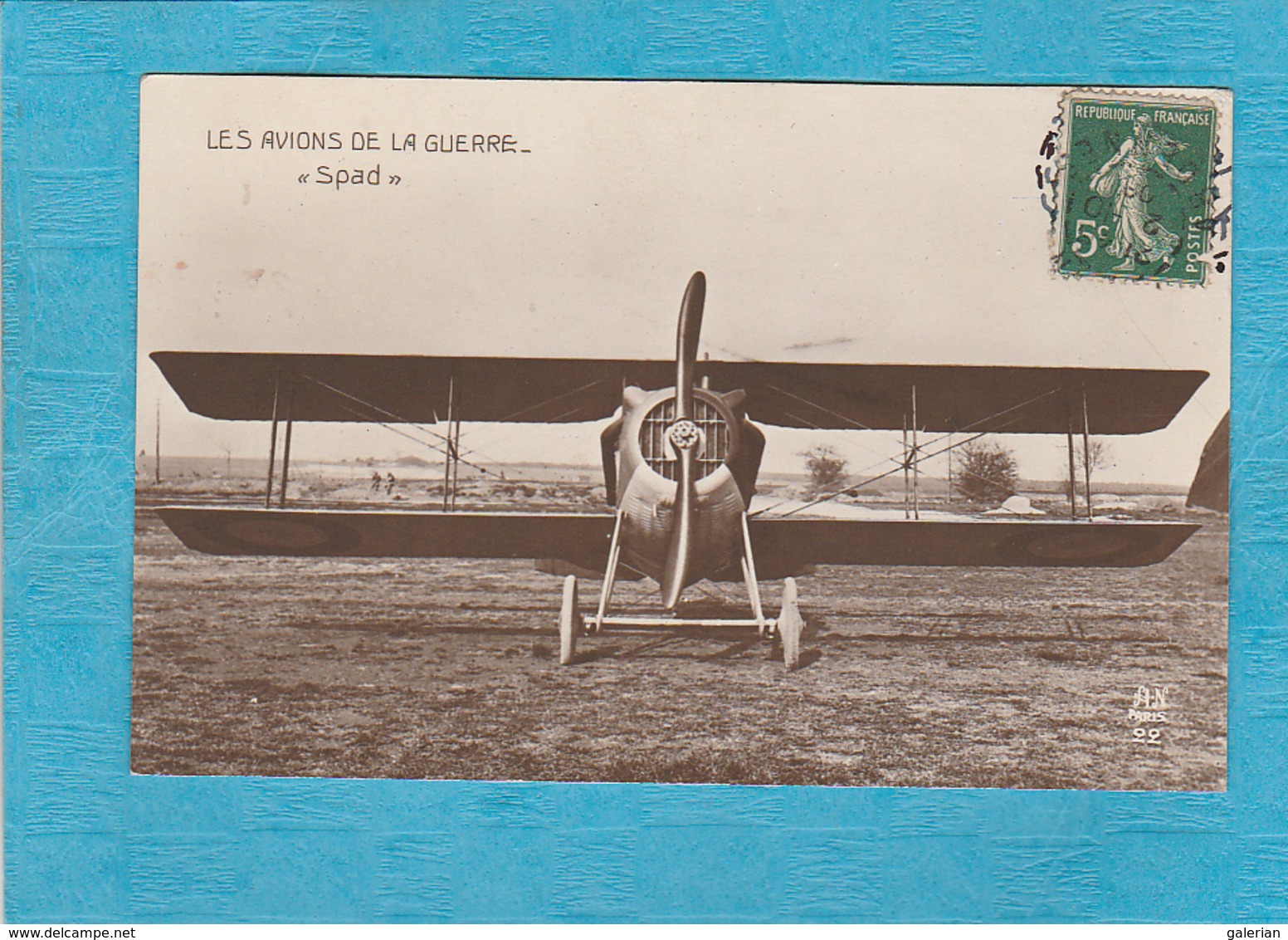 Les Avions De La Guerre '' Spad '' ( Novembre 1921, Un Grand Bonjour De Lussac Pour Paris 15è ). - Other & Unclassified