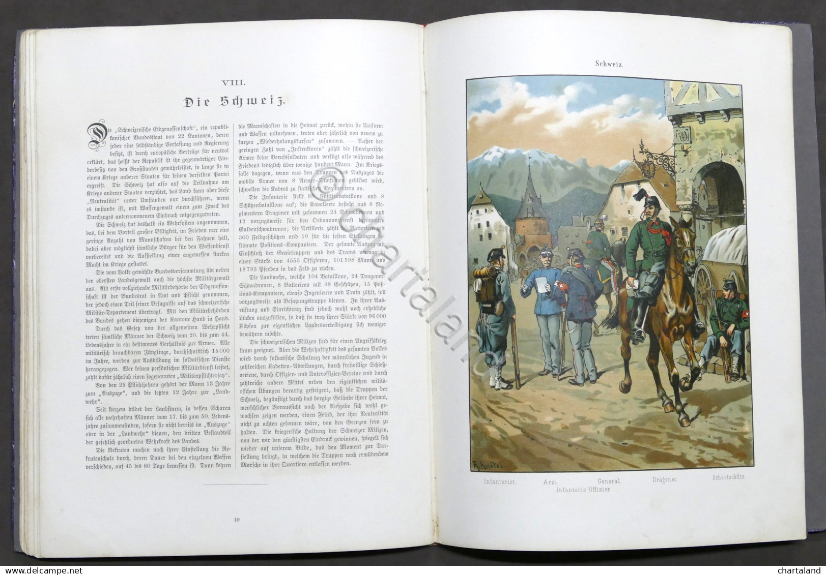 R. Knotel - Das Militar Bilderbuch Die Armeen Europas - 1887 Ca. RARO - Documenti