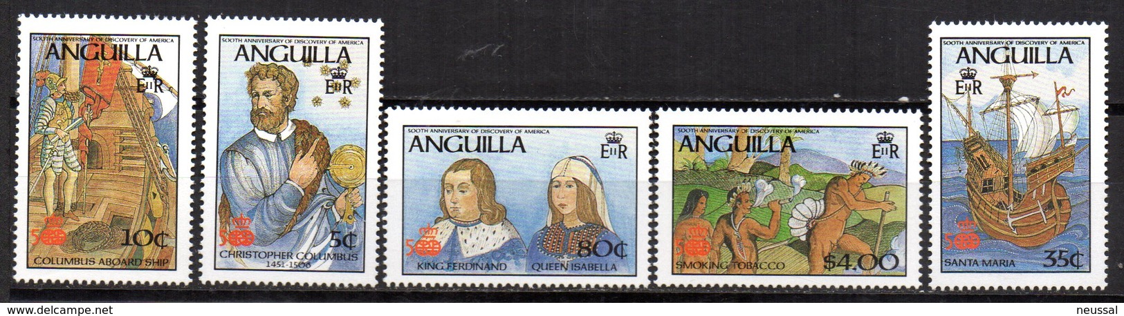 Serie Nº 662/6 Anguilla - Anguilla (1968-...)