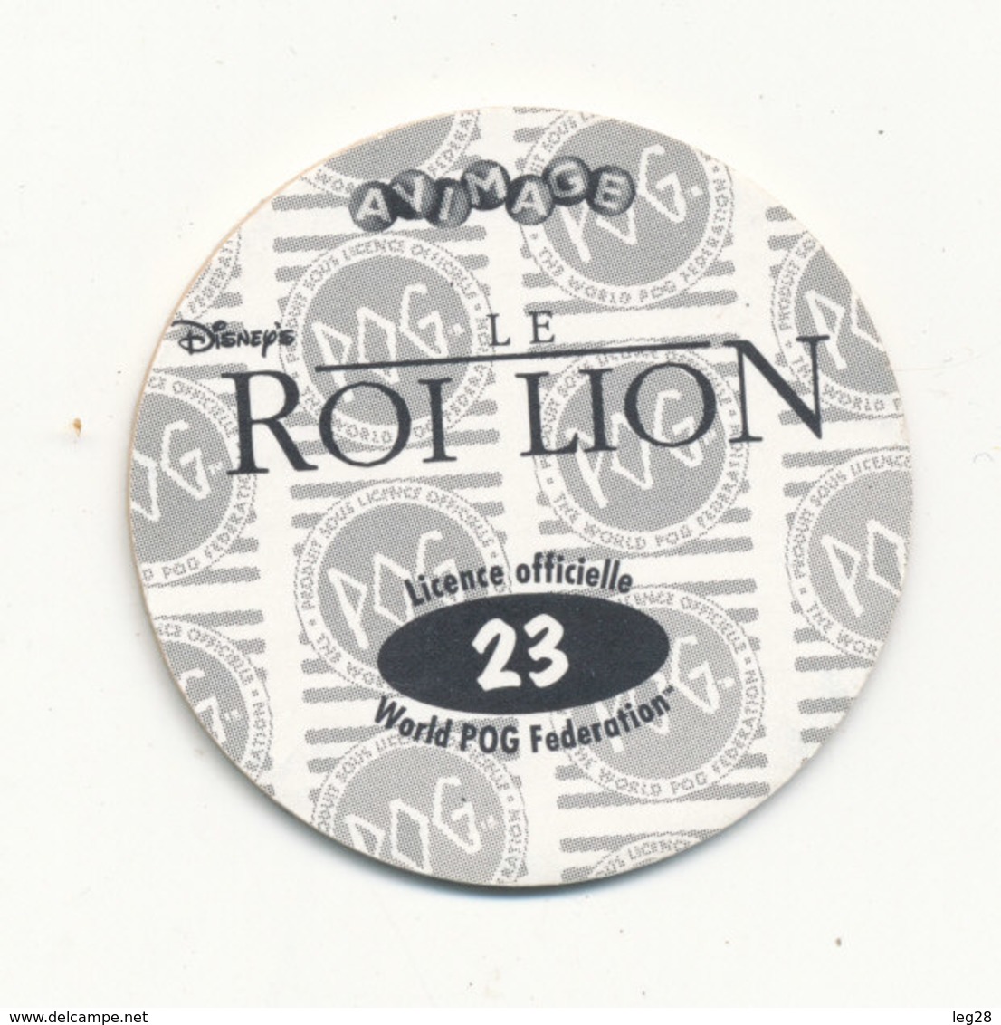 POG  LE ROI LION  23 - Autres & Non Classés
