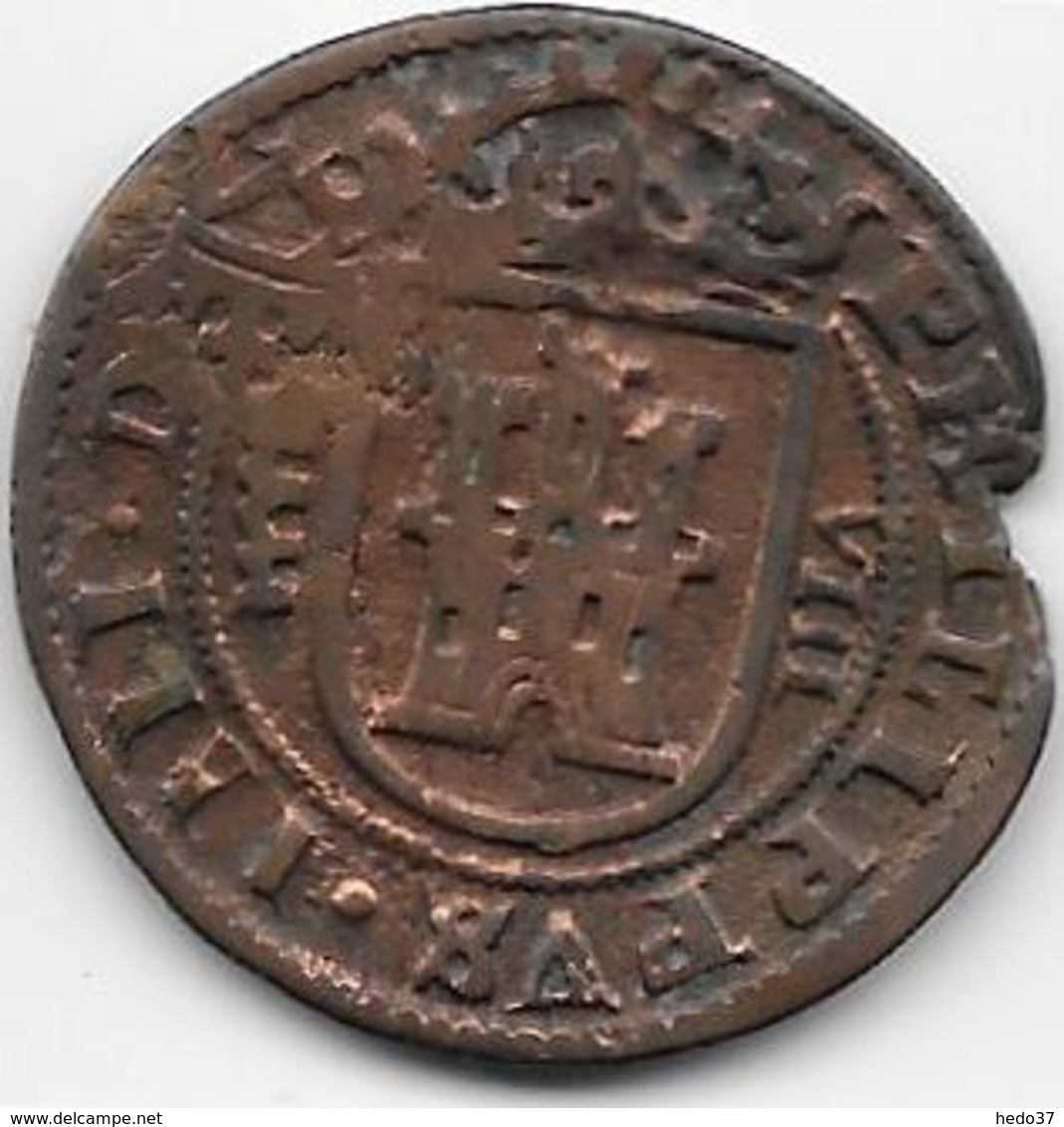 Espagne - Philippe IV - Cuivre - Monnaies Provinciales