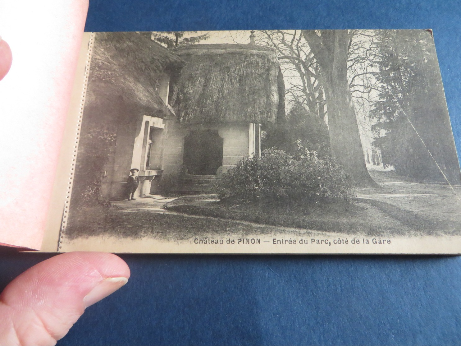 TRES RARE CARNET DE PINON Dans L'AISNE Manque 1 Carte,motif De La Tete En Relief - Other & Unclassified