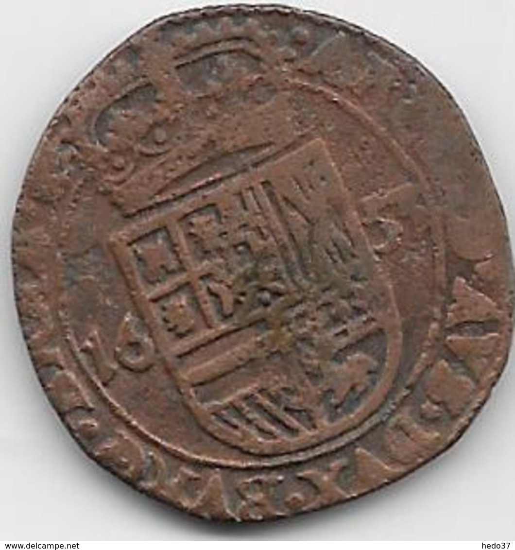 Espagne - Philippe IV - 1653 -  Cuivre - Monnaies Provinciales